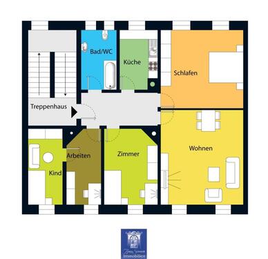 Foto - 4.5 Zimmer Etagenwohnung zur Miete in Döbeln