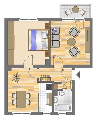 Foto - 3 Zimmer Etagenwohnung zur Miete in Mönchengladbach