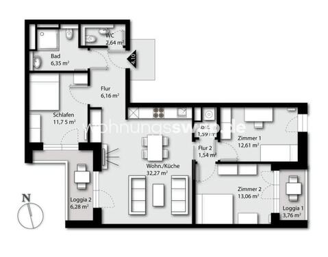 Foto - 4 Zimmer Etagenwohnung zur Miete in Hamburg