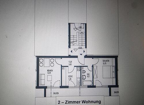 Foto - Schöne helle 2 Zimmer Wohnung - 620,00 EUR Kaltmiete,