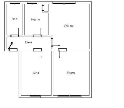 Foto - 3 Zimmer Etagenwohnung in Mönchengladbach