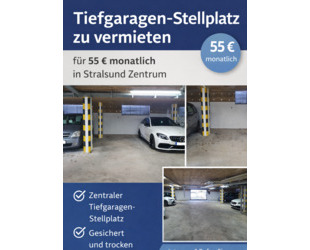 PKW Tiefgarage Stellplatz in Stralsund – Prohner Straße