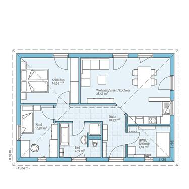 Foto - 3 Zimmer Etagenwohnung zur Miete in Leutershausen