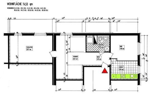 Foto - 3 Zimmer Etagenwohnung zum Kaufen in Cottbus