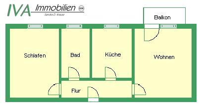 Foto - Etagenwohnung in Riesa zur Miete