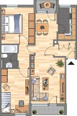 Foto - 3.5 Zimmer Etagenwohnung zur Miete in Dortmund