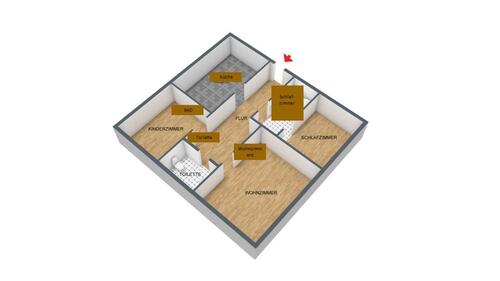 Foto - 3 Zimmer Etagenwohnung zur Miete in Sangerhausen