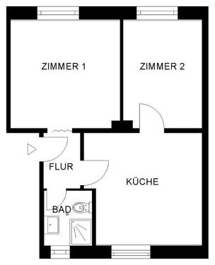 Foto - 2 Zimmer Etagenwohnung zur Miete in Mettmann