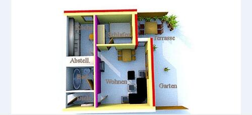 Foto - Gepflegte 2–3-Zimmer-Erdgeschosswohnung mit Terrasse, Stellplatz