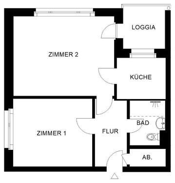 Foto - 2 Zimmer Etagenwohnung zur Miete in Mettmann