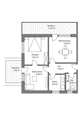 Foto - 3-Zimmerwohnung in Vlotho – Erdgeschoss, frisch saniert
