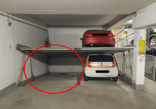 Foto - Tiefgaragenstellplatz, Duplex Stellplatz Rotkreuzplatz