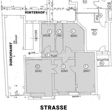 Foto - Wohnung mit Teileigentum Teilgewerbe