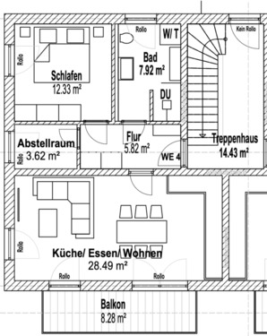 Foto - 2 Zimmer Etagenwohnung zur Miete in Erding