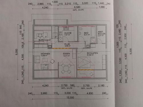 Foto - 2,5 Zimmerwohnung in Schwendi - 700,00 EUR Kaltmiete,