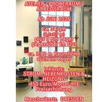 Atelier Proberaum Arbeitsraum Dresden Industriegelände