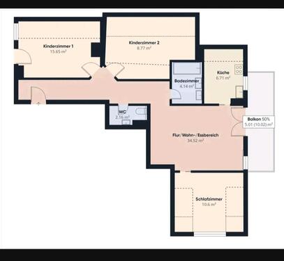 Foto - 3-4Zimmer- Wohnung Buckenberg - 950,00 EUR Kaltmiete, ca.  87,00 m²