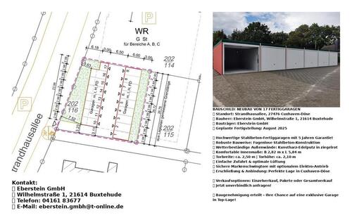 Foto - Motorradgarage ,Neubau-Fertiggaragen in Cuxhaven-Döse