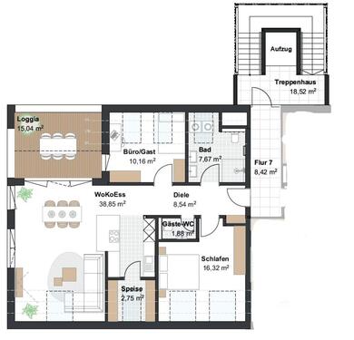 Foto - Exklusive Penthousewohnung in Meßkirch mit Blick über die Stadt