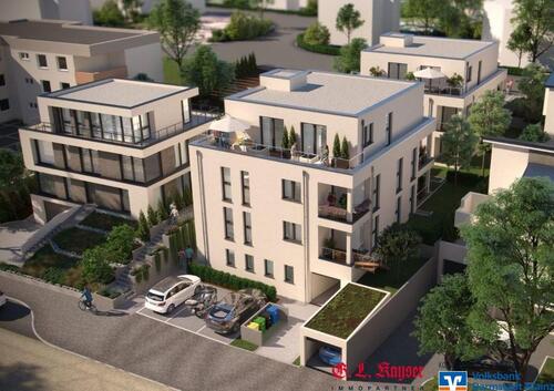 Foto - Penthouse 96,9 m² mit Dachterrasse & Weitblick, Aufzug in Whg., EBKKochinsel, Garage+Stellplatz