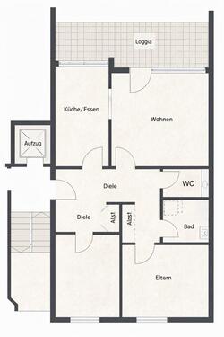Foto - 3 Zimmer Etagenwohnung zur Miete in Trier