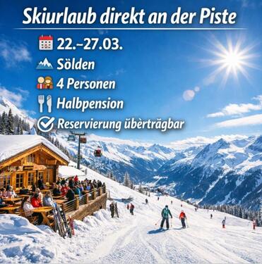 Foto - Sölden Tirol Unterkunft - 22.-27.03.2026 - 4 Personen Halbpension
