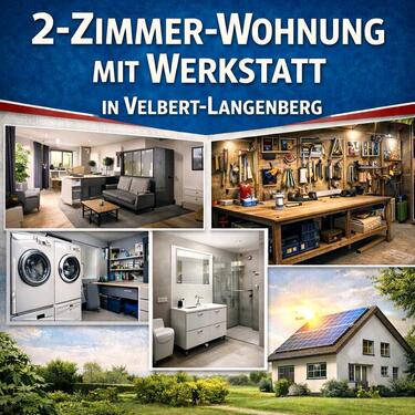 Foto - 2-Zimmer-Wohnung mit Werkstatt in Velbert-Langenberg