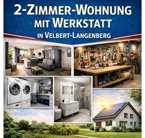2-Zimmer-Wohnung mit Werkstatt in Velbert-Langenberg
