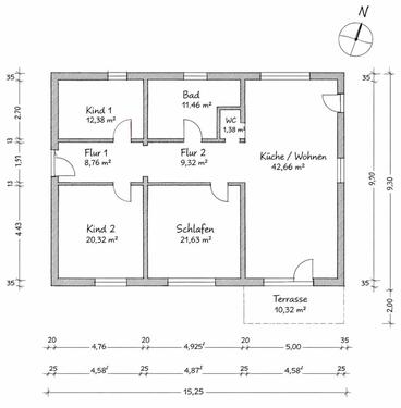Foto - 4 Zimmer Erdgeschoßwohnung zum Kaufen in Renningen