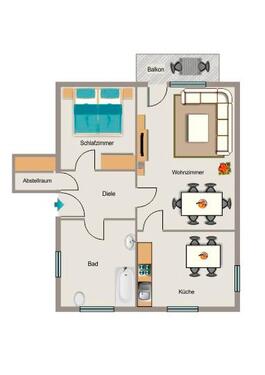 Foto - 2.5 Zimmer Etagenwohnung zur Miete in Essen