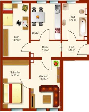 Foto - Etagenwohnung in Döbeln