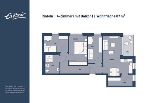 Foto - 4 Zimmer Etagenwohnung zur Miete in Rinteln