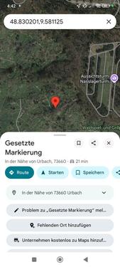 Foto - kleines Grundstück 400 qm in Urbach zu verpachten