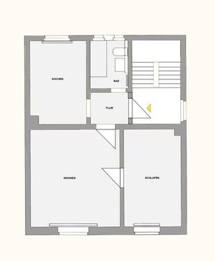 Foto - 2 Zimmer Etagenwohnung zur Miete in Schleiz