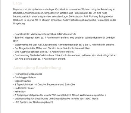 Foto - Etagenwohnung in Mosbach zur Miete