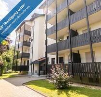 Ruhige, sonnige Lage 2-Zimmer-Wohnung mit großzügigem Wohnzimmer, Balkon und Wannenbad - Passau Maierhof