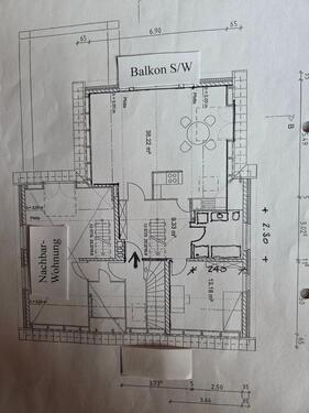 Foto - 2 ,5 Zimmerwohnung - 872,00&nbsp;EUR Kaltmiete, ca.&nbsp; 88,00&nbsp;m&sup2;