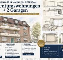 Kapitalanlage in MA-Neckarau: 2 Eigentumswohnungen + 2 Garagen - Mannheim Niederfeld