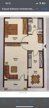 Foto - 2 Zimmer Wohnung mit Balkon - 199.000,00 EUR Kaufpreis,