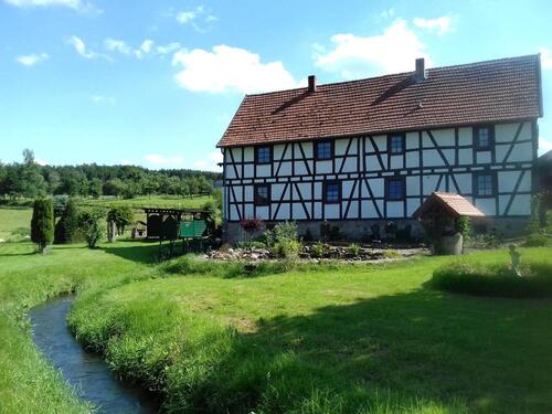 Foto - Ferienhaus Wassermühle in Rhön,2,4,6,8 Personen, Urlaub mit Hun