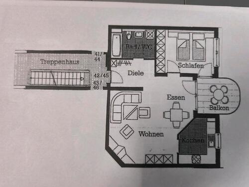 Foto - 2 Zimmer Wohnung mit Balkon, Keller und TG Stellplatz.
