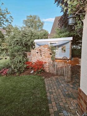 Foto - Bauwagen tiny Übernachtung Celle diy Ferienhaus hygge Monteure