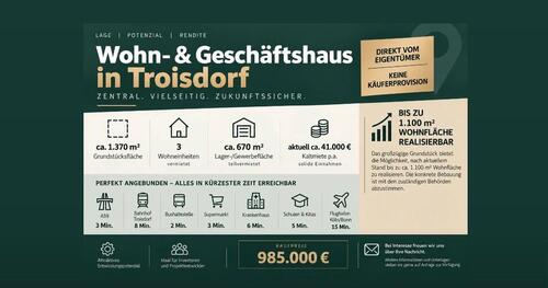 Foto - Wohn- & Geschäftshaus in Troisdorf – 1.370 m² Grundstück
