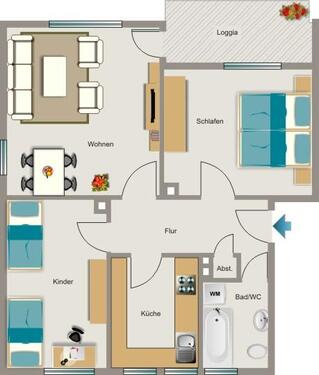 Foto - Etagenwohnung in Mülheim an der Ruhr zur Miete