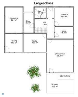 Foto - Haus Wohnung mit 6 Zimmern zu vermieten