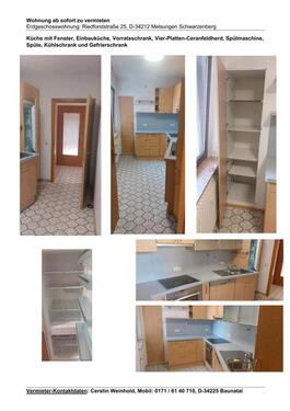 Foto - 3 Zimmer Erdgeschoßwohnung in Melsungen