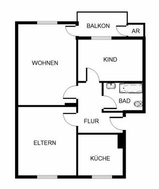 Foto - Etagenwohnung zur Miete in Gladbeck