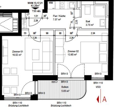 Foto - Helle 2-Zimmer-Neubauwohnung mit Südbalkon in Lichtenberg
