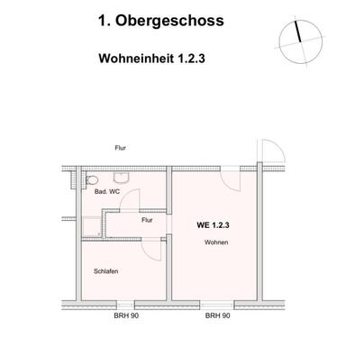Foto - 2 Zimmer Etagenwohnung zur Miete in Sandersdorf-Brehna
