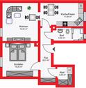 Foto - Kernsanierte 2-Zimmerwohnung - 650,00 EUR Kaltmiete,